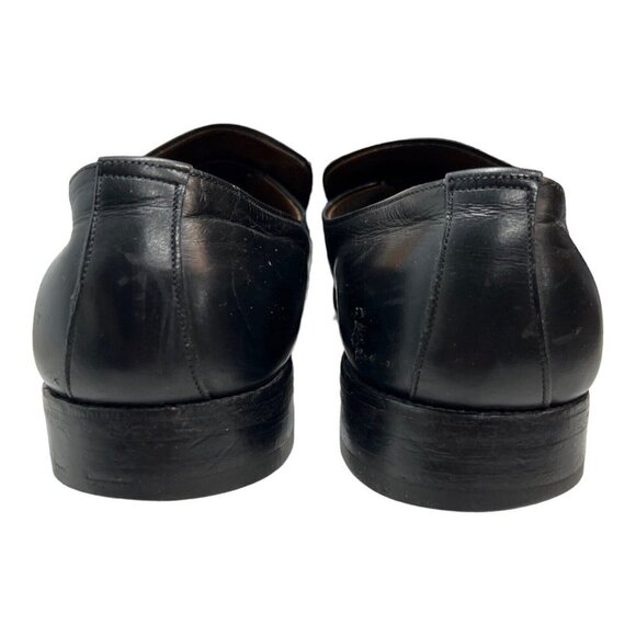Allen Edmonds Mens 8.5D Ostendo Belfast Slip Ons‎ Black  Shoes Black Leather - Picture 3 of 11